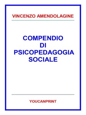cover image of Compendio di psicopedagogia sociale